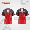Mẫu thiết kế áo thể thao cổ tròn đua xe thăng bằng đẹp tba198