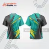Mẫu thiết kế áo thể thao cổ tròn đua xe thăng bằng đẹp tba203