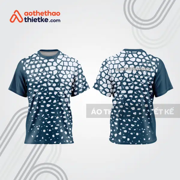 Mẫu thiết kế áo thể thao cổ tròn đua xe thăng bằng đẹp tba208
