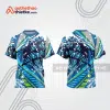 Mẫu thiết kế áo thể thao cổ tròn đua xe thăng bằng đẹp tba223