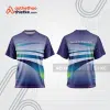 Mẫu thiết kế áo thể thao cổ tròn đua xe thăng bằng đẹp tba240