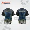 Mẫu thiết kế áo thể thao cổ tròn đua xe thăng bằng đẹp tba242