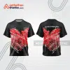 Mẫu thiết kế áo thể thao cổ tròn đua xe thăng bằng đẹp tba250