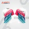 Mẫu thiết kế áo đồng phục cổ tròn đua xe thăng bằng đẹp tba272