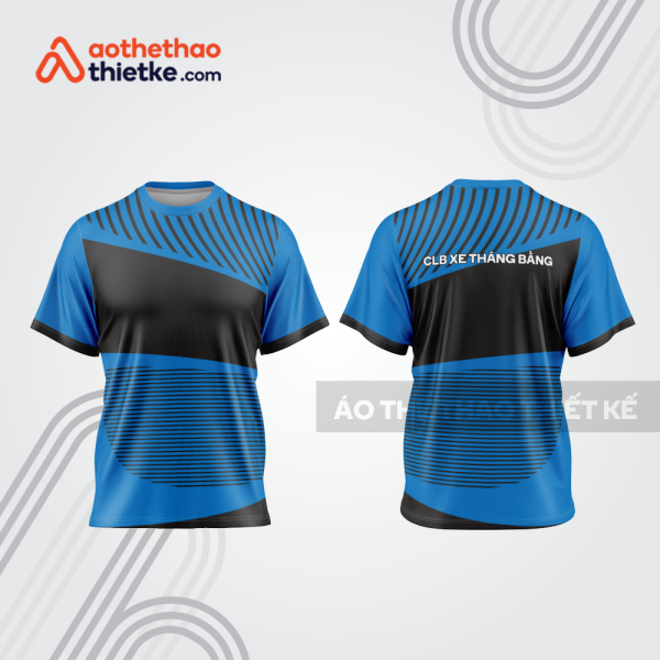 Mẫu thiết kế áo đồng phục cổ tròn đua xe thăng bằng đẹp tba280