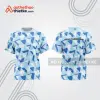 Mẫu thiết kế áo đồng phục cổ tròn đua xe thăng bằng đẹp tba284