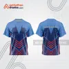 Mẫu thiết kế áo đồng phục cổ tròn đua xe thăng bằng đẹp tba286
