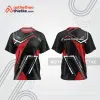 Mẫu thiết kế áo đồng phục cổ tròn đua xe thăng bằng đẹp tba292
