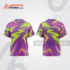 Mẫu thiết kế áo đồng phục cổ tròn đua xe thăng bằng đẹp tba293