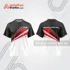 Mẫu thiết kế áo đồng phục cổ tròn đua xe thăng bằng đẹp tba301