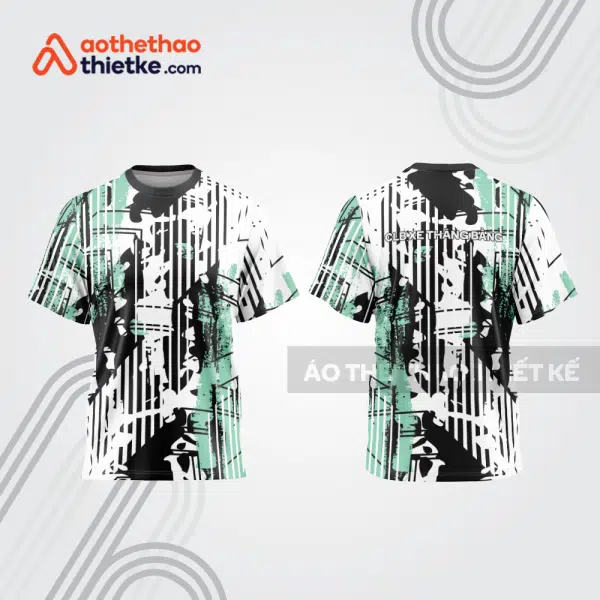 Mẫu thiết kế áo đồng phục cổ tròn đua xe thăng bằng đẹp tba310