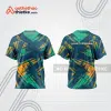 Mẫu thiết kế áo đồng phục cổ tròn đua xe thăng bằng đẹp tba313