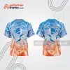 Mẫu thiết kế áo đồng phục cổ tròn đua xe thăng bằng đẹp tba318