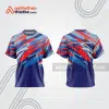 Mẫu thiết kế áo đồng phục cổ tròn đua xe thăng bằng đẹp tba321
