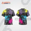Mẫu thiết kế áo đồng phục cổ tròn đua xe thăng bằng đẹp tba327