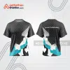 Mẫu thiết kế áo đồng phục cổ tròn đua xe thăng bằng đẹp tba344