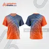 Mẫu thiết kế áo đồng phục cổ tròn đua xe thăng bằng đẹp tba349