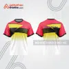 Mẫu thiết kế áo đồng phục cổ tròn đua xe thăng bằng đẹp tba352