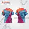 Mẫu thiết kế áo đồng phục cổ tròn đua xe thăng bằng đẹp tba358