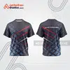Mẫu thiết kế áo đồng phục cổ tròn đua xe thăng bằng đẹp tba359