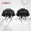 Mẫu thiết kế áo đồng phục cổ tròn đua xe thăng bằng đẹp tba362