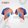 Mẫu thiết kế áo đồng phục cổ tròn đua xe thăng bằng đẹp tba363