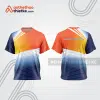 Mẫu thiết kế trang phục áo cổ tròn đua xe thăng bằng đẹp tba378