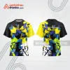 Mẫu thiết kế trang phục áo cổ tròn đua xe thăng bằng đẹp tba386