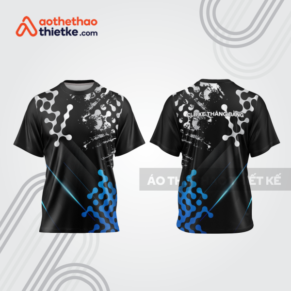 Mẫu thiết kế trang phục áo cổ tròn đua xe thăng bằng đẹp tba387