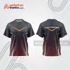 Mẫu thiết kế trang phục áo cổ tròn đua xe thăng bằng đẹp tba396