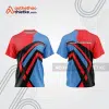 Mẫu thiết kế trang phục áo cổ tròn đua xe thăng bằng đẹp tba407