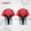 Mẫu thiết kế trang phục áo cổ tròn đua xe thăng bằng đẹp tba412