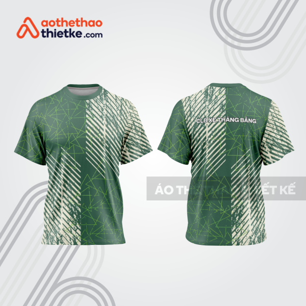 Mẫu thiết kế trang phục áo cổ tròn đua xe thăng bằng đẹp tba414