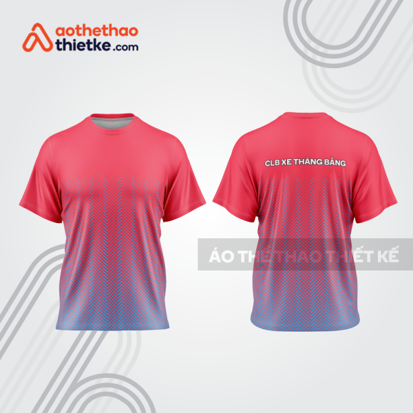 Mẫu thiết kế trang phục áo cổ tròn đua xe thăng bằng đẹp tba416