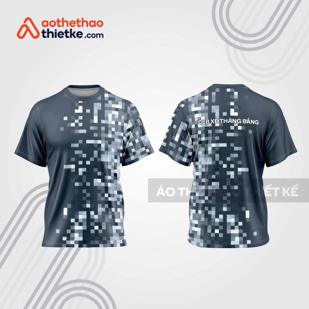 Mẫu thiết kế trang phục áo cổ tròn đua xe thăng bằng đẹp tba420