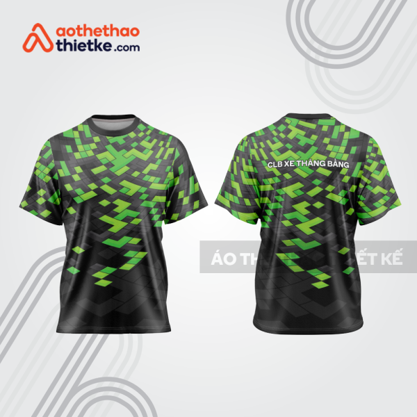 Mẫu thiết kế trang phục áo cổ tròn đua xe thăng bằng đẹp tba421