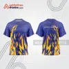 Mẫu thiết kế trang phục áo cổ tròn đua xe thăng bằng đẹp tba433