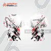 Mẫu thiết kế trang phục áo cổ tròn đua xe thăng bằng đẹp tba437
