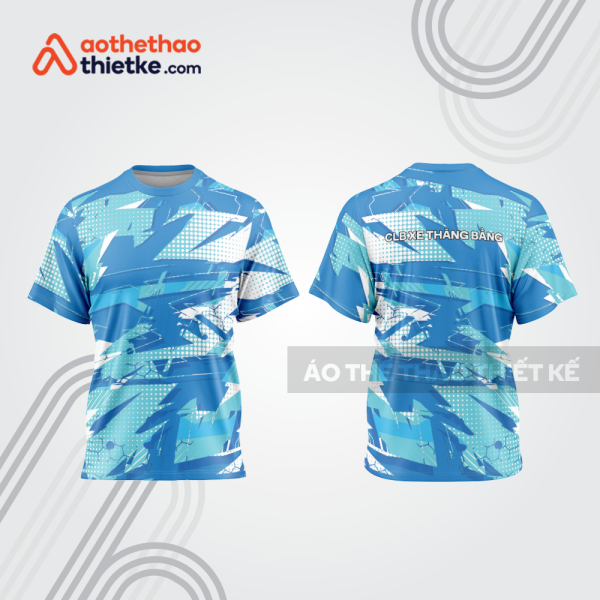 Mẫu thiết kế trang phục áo cổ tròn đua xe thăng bằng đẹp tba445