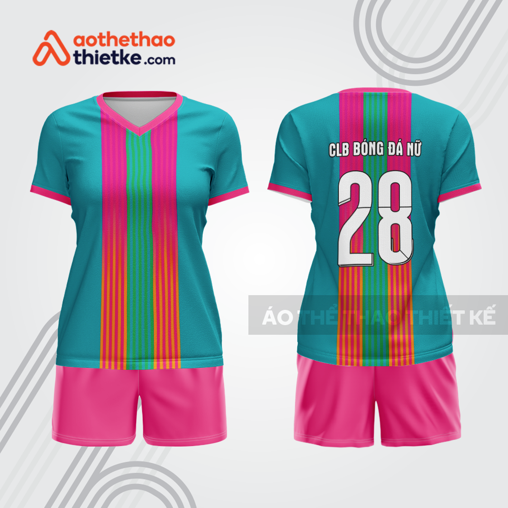 Mẫu thiết kế đồng phục đá banh nữ đẹp bdc165