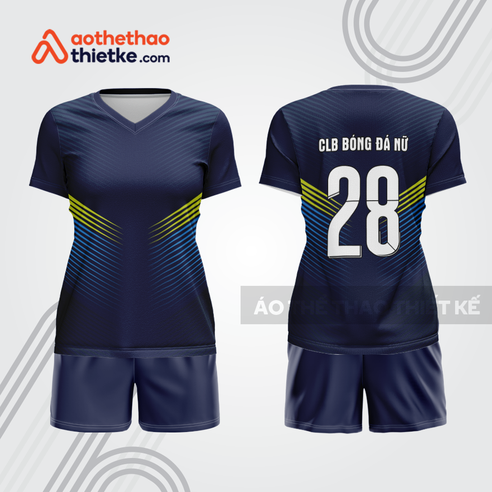 Mẫu thiết kế đồng phục đá banh nữ đẹp bdc166