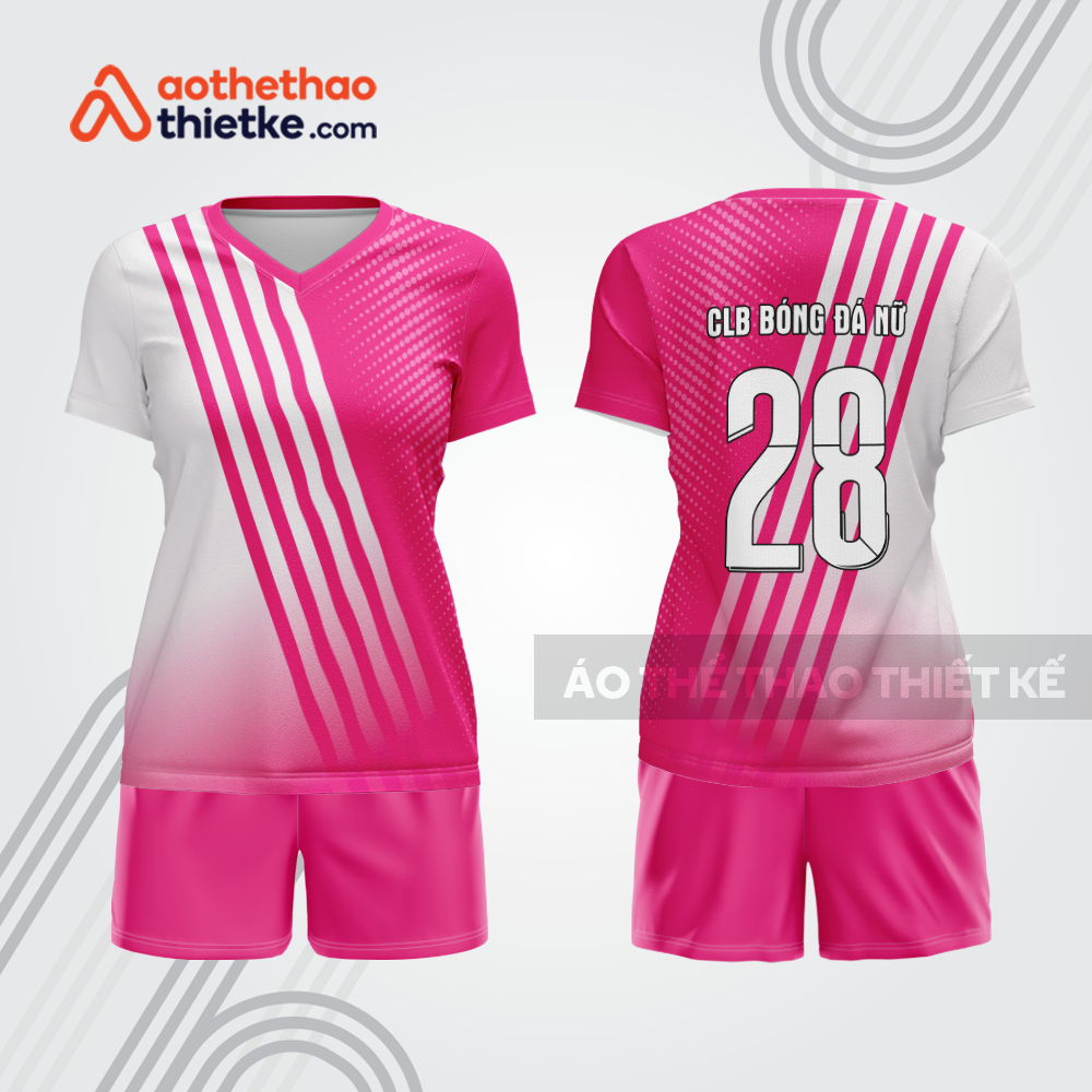 Mẫu thiết kế đồng phục đá banh nữ đẹp bdc176