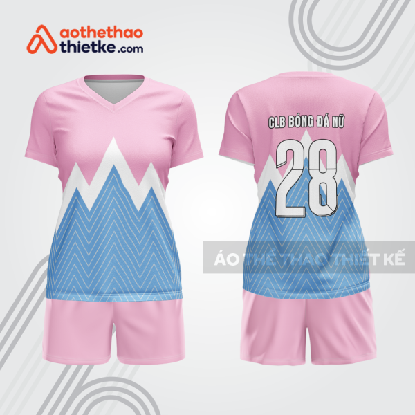 Mẫu thiết kế đồng phục đá banh nữ đẹp bdc186