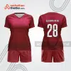Mẫu thiết kế đồng phục đá banh nữ đẹp bdc187
