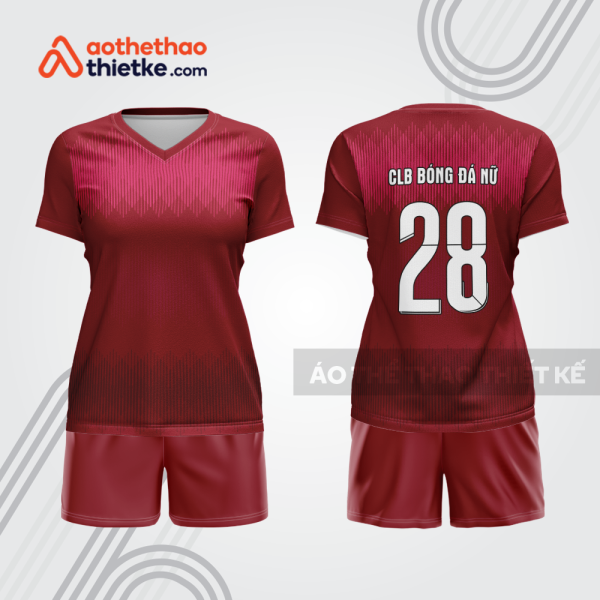 Mẫu thiết kế đồng phục đá banh nữ đẹp bdc187
