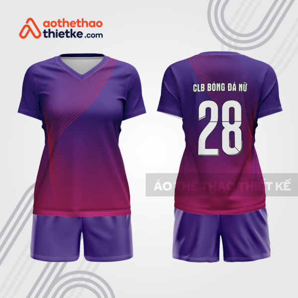 Mẫu thiết kế đồng phục đá banh nữ đẹp bdc191