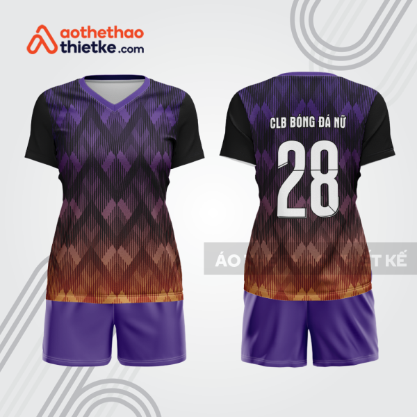 Mẫu thiết kế đồng phục đá bóng nữ đẹp bdc206