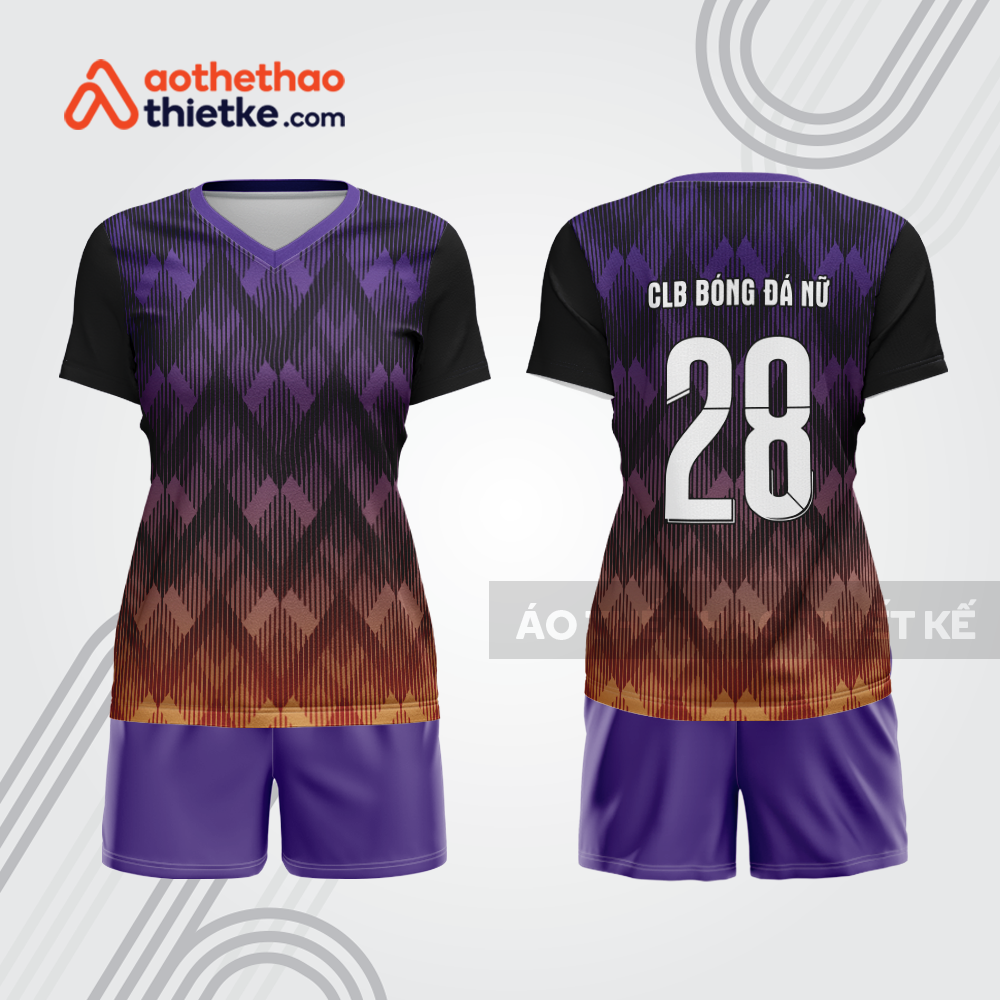 Mẫu thiết kế đồng phục đá bóng nữ đẹp bdc206