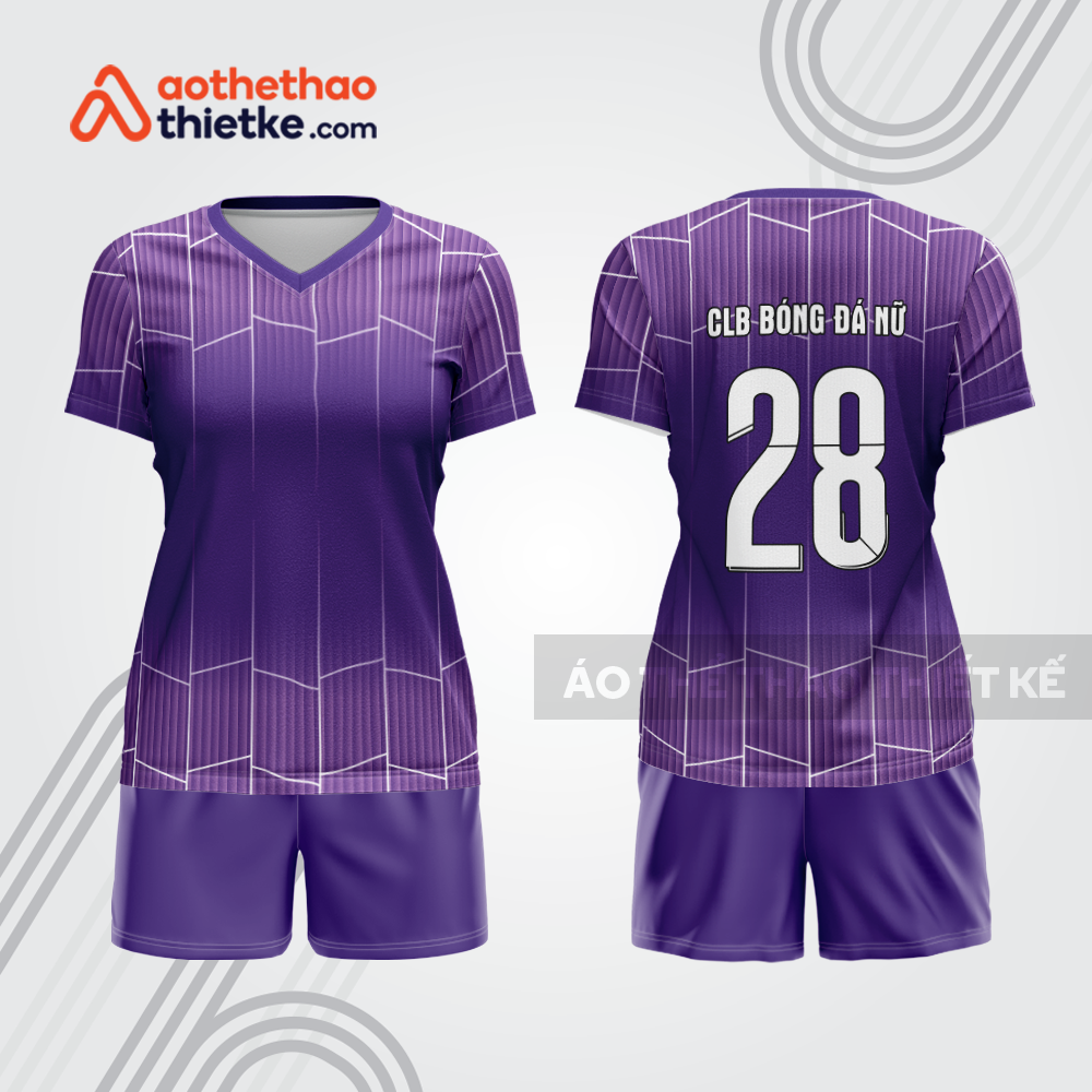 Mẫu thiết kế đồng phục đá bóng nữ đẹp bdc207