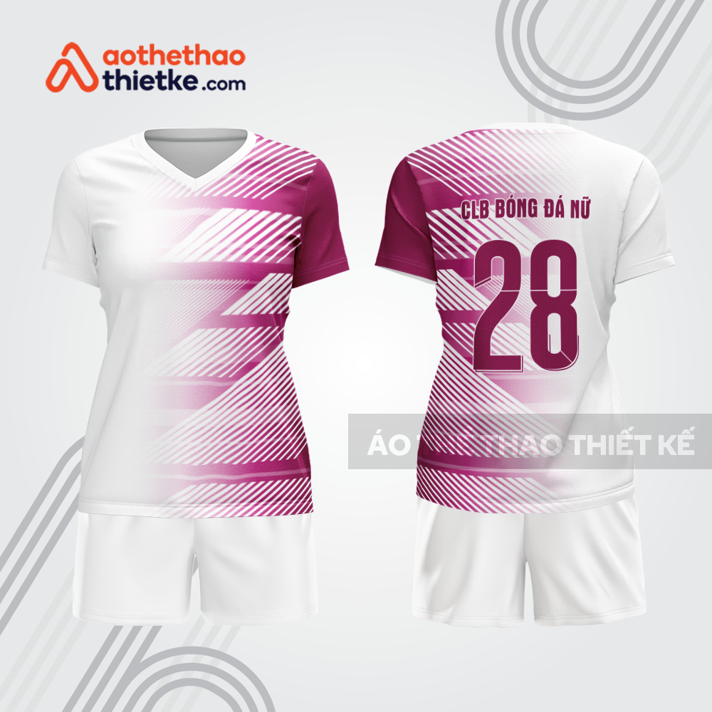 Mẫu thiết kế đồng phục đá bóng nữ đẹp bdc208